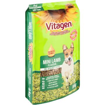 VITAGEN DOG FOOD DRY DOG MINI LAMB 8KG