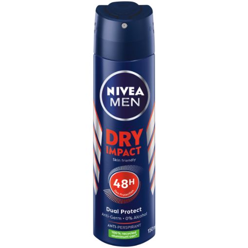 NIVEA MEN DRY IMPACT SPRAY 150ML