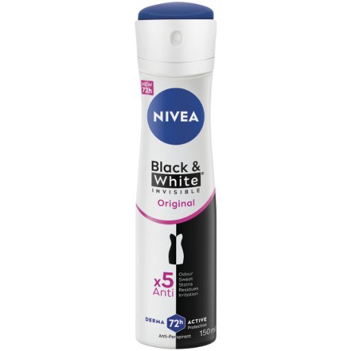 NIVEA DEO BLACK&WHITE INVISIBLE 150ML