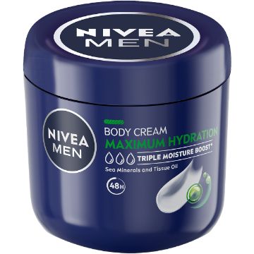 NIVEA MEN MAX HYDRATN BODY CRM 400ML