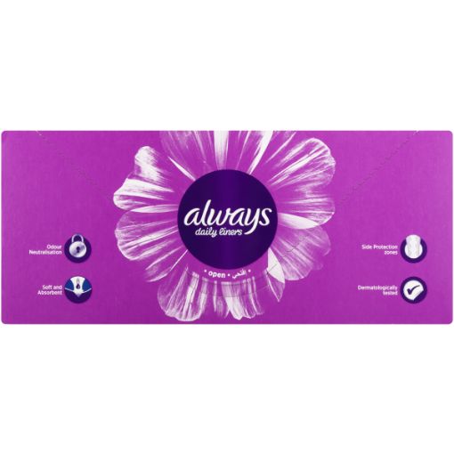 ALWAYS LINERS LARGE UNSCENTED