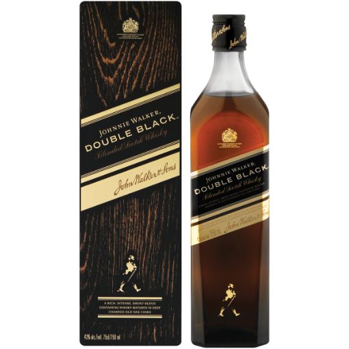 JOHNNIE WALKER DOUBLE BLACK 750ML