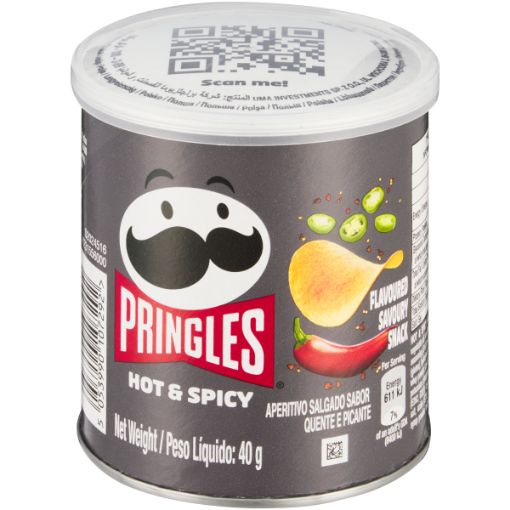 PRINGLES POTATO CHIPS HOT&SPICY 40G