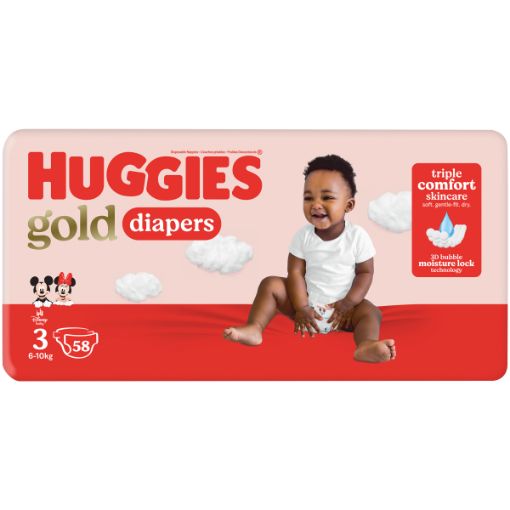 HUGGIES GOLD UNISEX VALUE SIZE 3