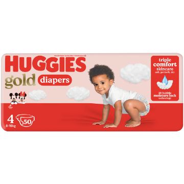 HUGGIES GOLD UNISEX VALUE SIZE 4