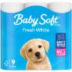 BABY SOFT T/PAPER WHITE 2PLY