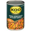 KOO MIXED VEGETABLE CURRY 420G