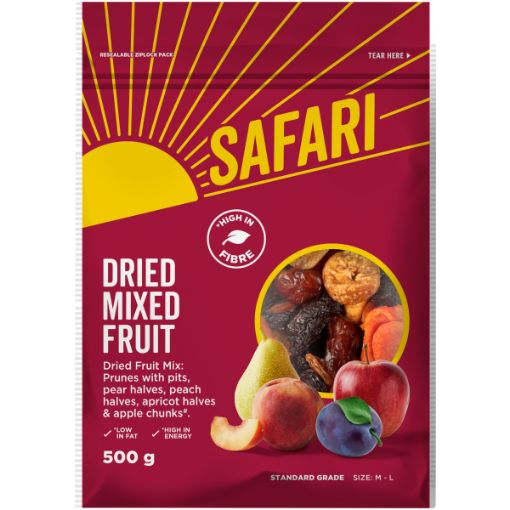 SAFARI MIXED DRIED FRUIT STD 500G