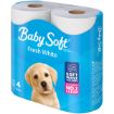 BABY SOFT T/PAPER WHITE 2PLY
