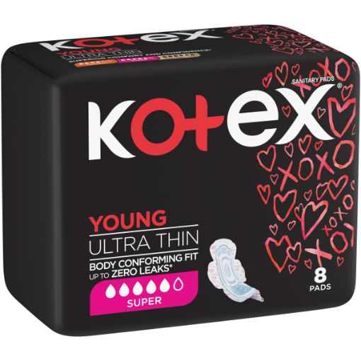 KOTEX PADS YOUNG ULT THIN  SPR+WNGS