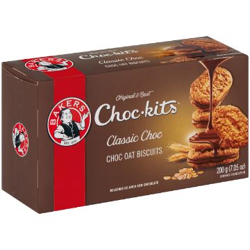 BAKERS BISC CHOC-KITS 200G