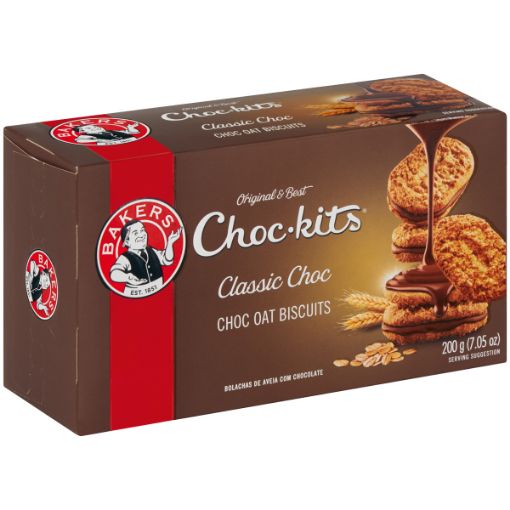 BAKERS BISC CHOC-KITS 200G