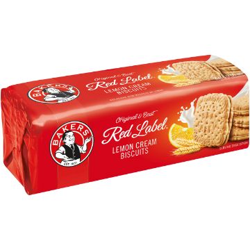 BAKERS RED LABEL LEMON CREAMS 200G