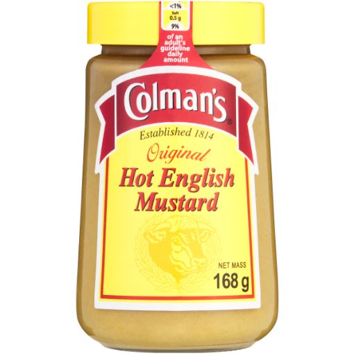 COLMAN`S HOT ENGLISH MUSTARD 168G