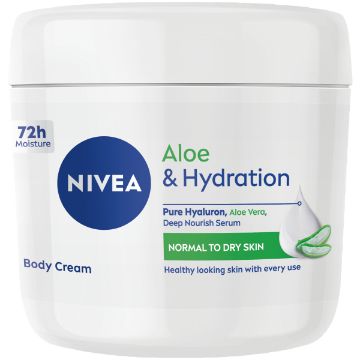 NIVEA BODY CRM ALOE&HYDRAT/TUB 400ML