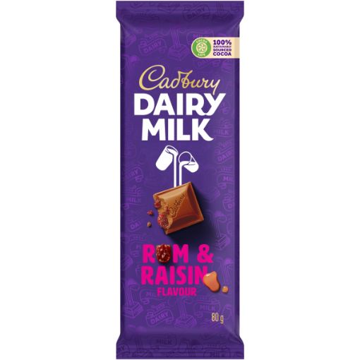 CADBURY SLAB RUM&RAISIN 80G