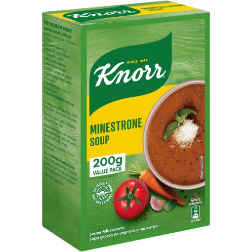 KNORR DEHYDRATED SOUP MINESTRONE 200G