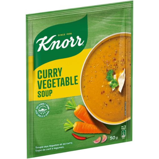 KNORR SOUP CURRY VEGETABLE 50G