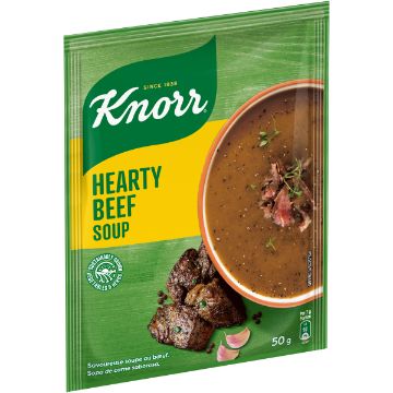 KNORR SOUP HEARTY BEEF 50G