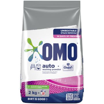 OMO AUTO POWDER AUTO WASHING POWDER WITH COMFORT 2KG
