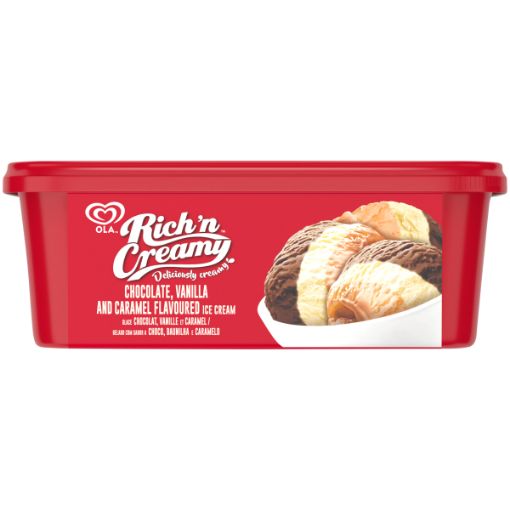 OLA ICE CREAM CHOC VANILLA CARAMEL