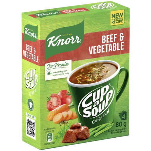 KNORR CUP SOUP CUP A SOUP SOUP BEEF&VEGETABLE