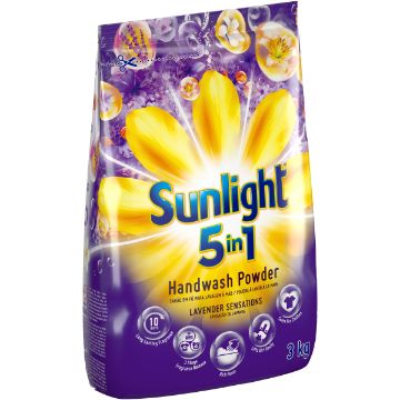 SUNLIGHT AUTO POWDER H/WASH POWDER LAVENDER 3KG