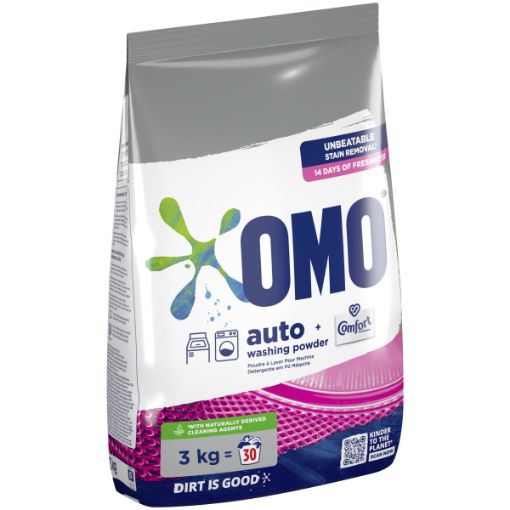 OMO AUTO POWDER AUTO W/POWDER TOUCH OF COMFORT 3KG