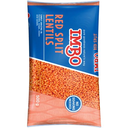IMBO LENTILS DRIED RED 500G