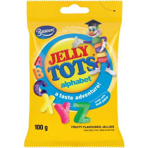 BEACON JELLY TOTS LCK N LRN ALPHAB 100G
