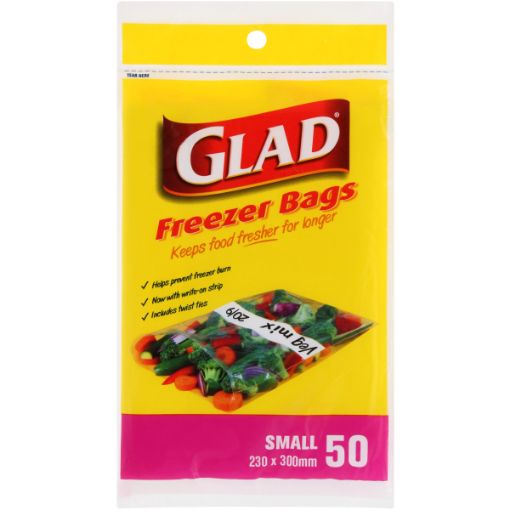 GLAD FREEZER BAGS SMALL