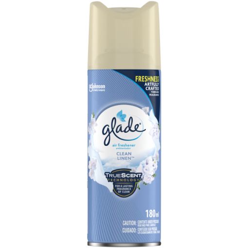 GLADE SECRETS AEROSOL CLN LIN 180ML