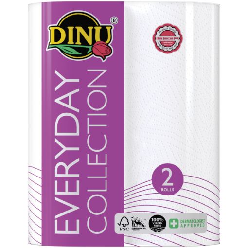 DINU PLAIN WHITE ROLLER TOWEL