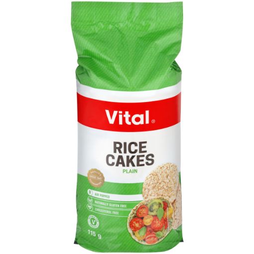 VITAL RICE CAKES 115G