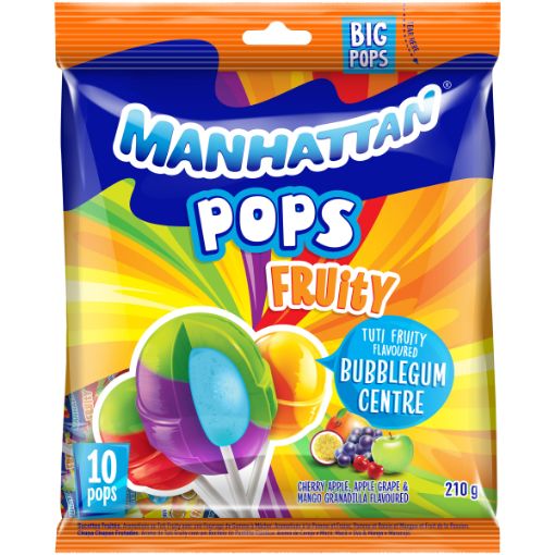 MANHATTAN POPS FRUITY 210G