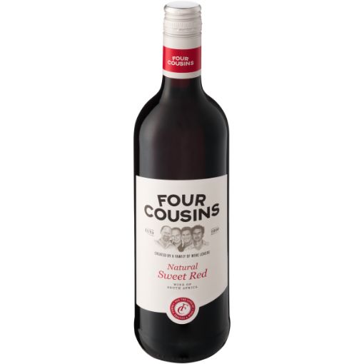 FOUR COUSINS NAT SWEET RED 750ML