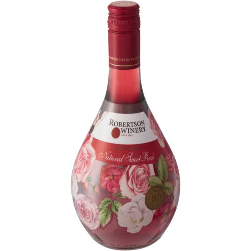 ROBERTSON NATURAL SWEET ROSE 750ML