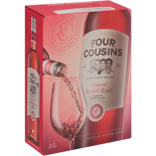 FOUR COUSINS WINE SWEET ROSE