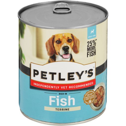 PETLEY`S D/F TERRINE W OCEAN FISH 775G