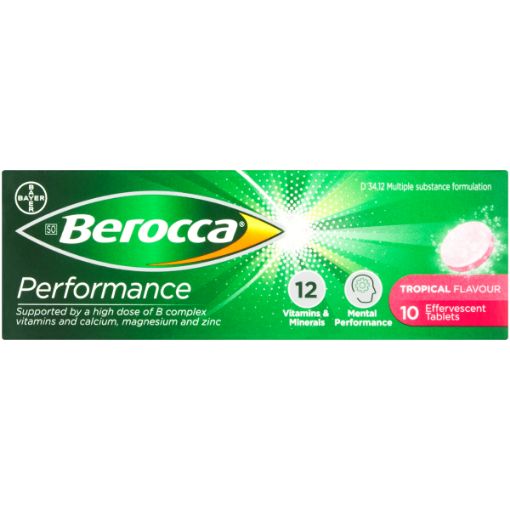 BEROCCA SUPPLEMENT TROP MULTIVIT EFFERVESC