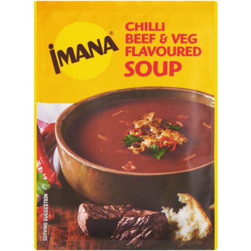 IMANA PACKET SOUP CHILLI BEEF & VEG 50G