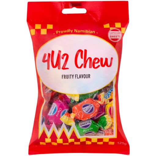 CAPRICORN 4U2 CHEW FRUITY FLAVOUR 125G