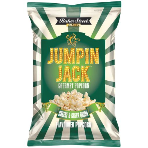 JUMPIN JACK P/CORN CHED GRN ONION 100G
