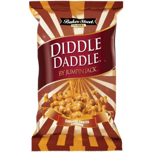 DIDDLE DADDLE G/CARAMEL CLUST POPC 150G