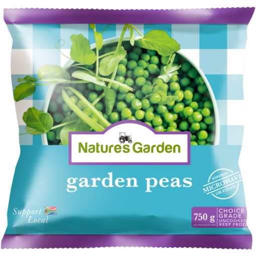 NATURES GARDEN F/VEG GARDEN PEAS 750G