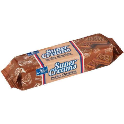 HENRO SUPER CREAMS DBL CHOCOLATE 125G