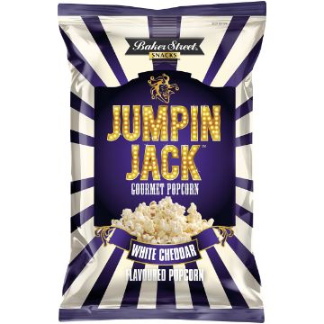 JUMPIN JACK POPCORN WHITE CHEDDAR 100G