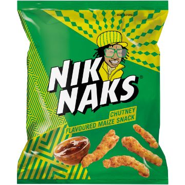 SIMBA NIKNAKS MAIZE S/F CHUTN FLAV 135G