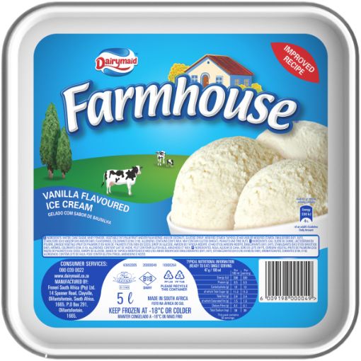 DAIRYMAID ICE CREAM FARMHOUSE VANILLA