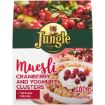 JUNGLE MUESLI CLUSTERS C/BERRY YOG 400G